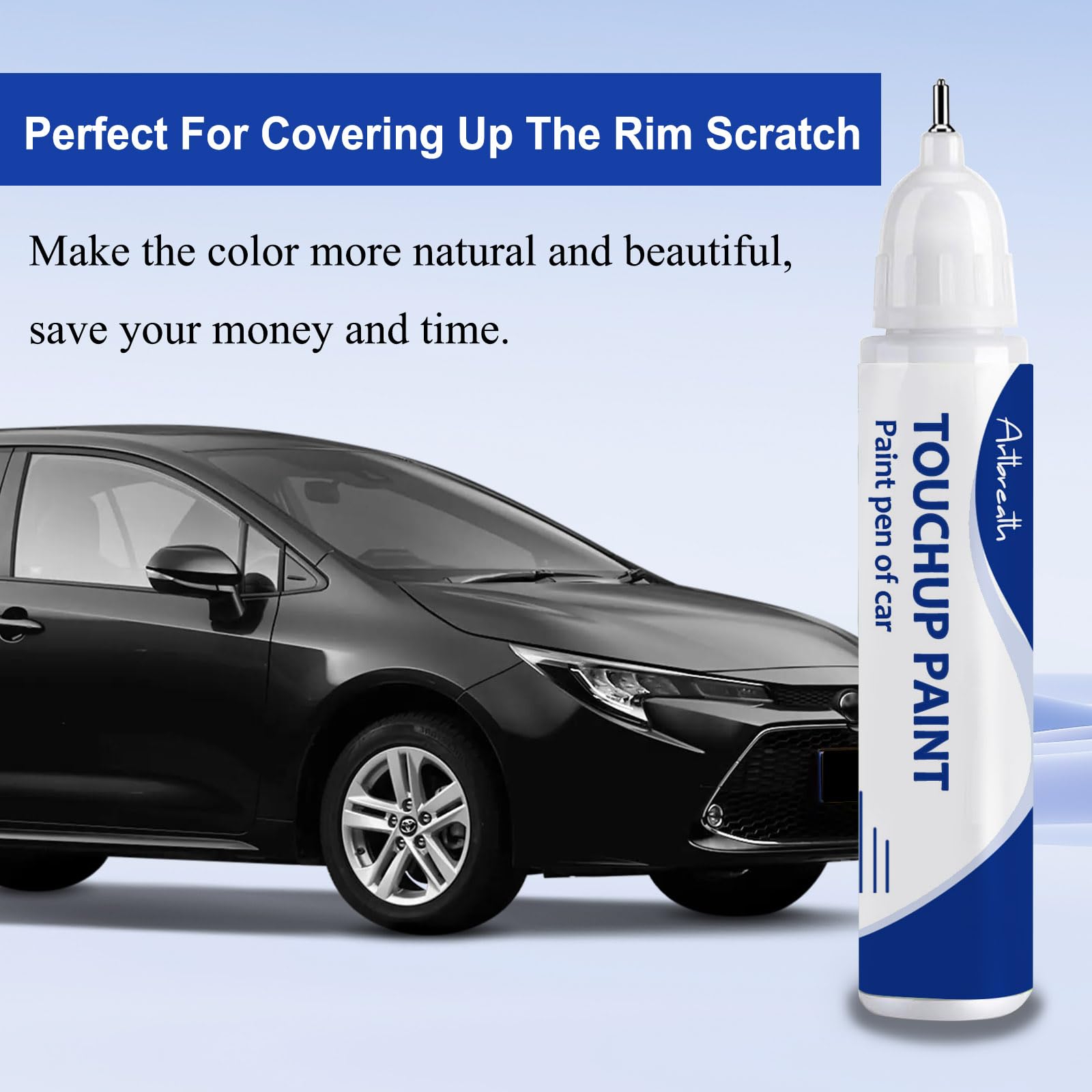 Artbreath Midnight Black Metallic kit packaging for Toyota touch-ups