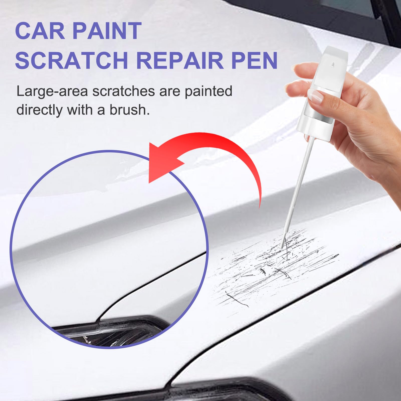 Artbreath Pearl White Tesla brush tip for smooth color application