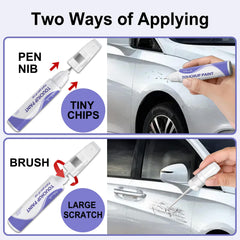 Artbreath Pearl White Tesla pen cap enables quick spot repairs