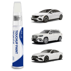 Artbreath Polar White touch up bottle pour for precise color matching on Mercedes.