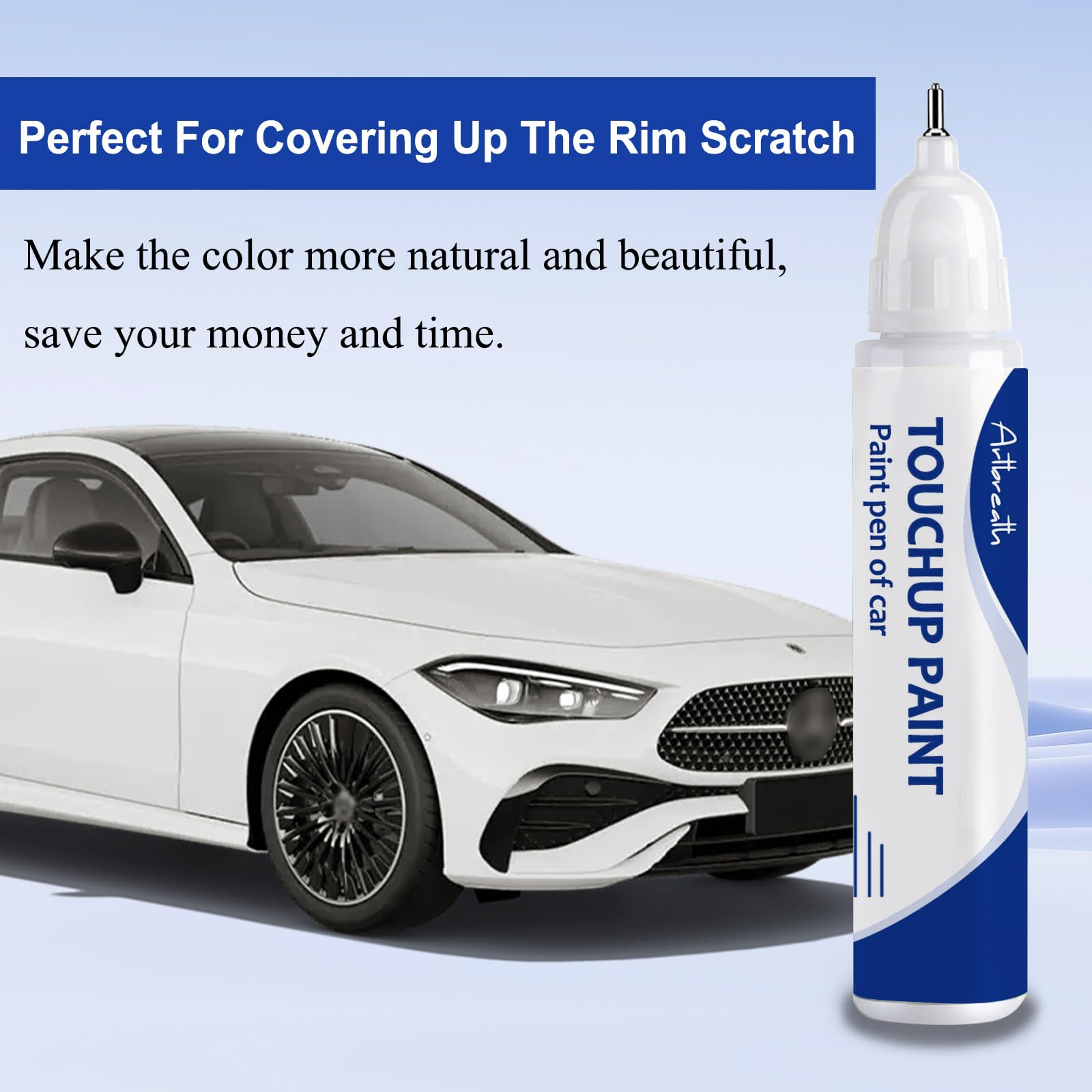 Artbreath Polar White color match for Mercedes supports quick, cost-saving touch-ups.