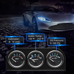 ARTILAURA voltmeter gauge shows vehicle charging status during drive
