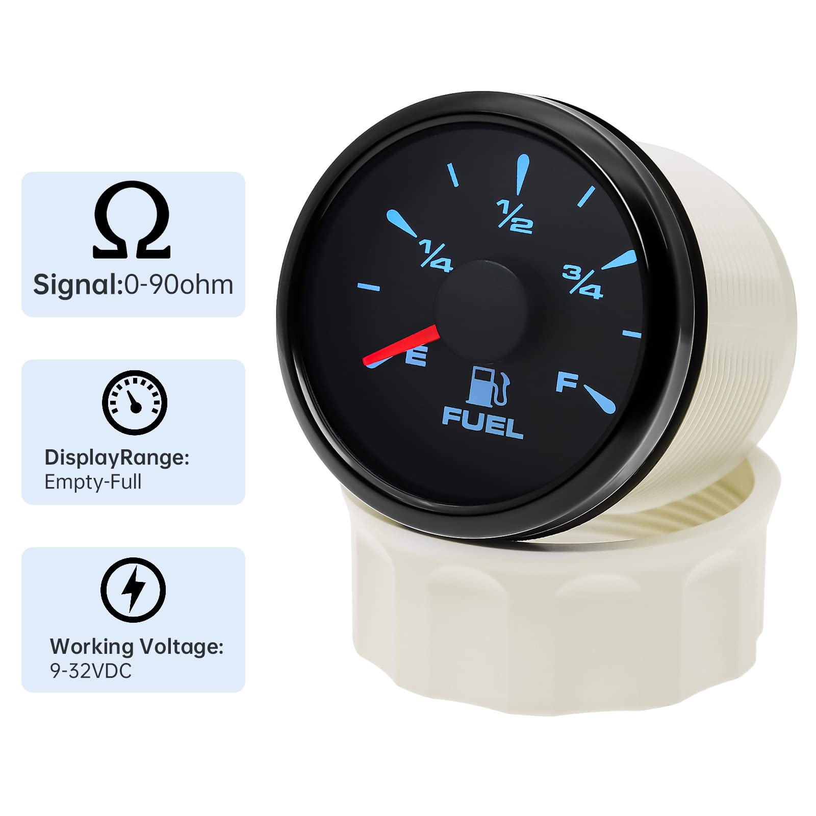 ARTILAURA compatible with zero-to-ninety ohm sending units for universal install.