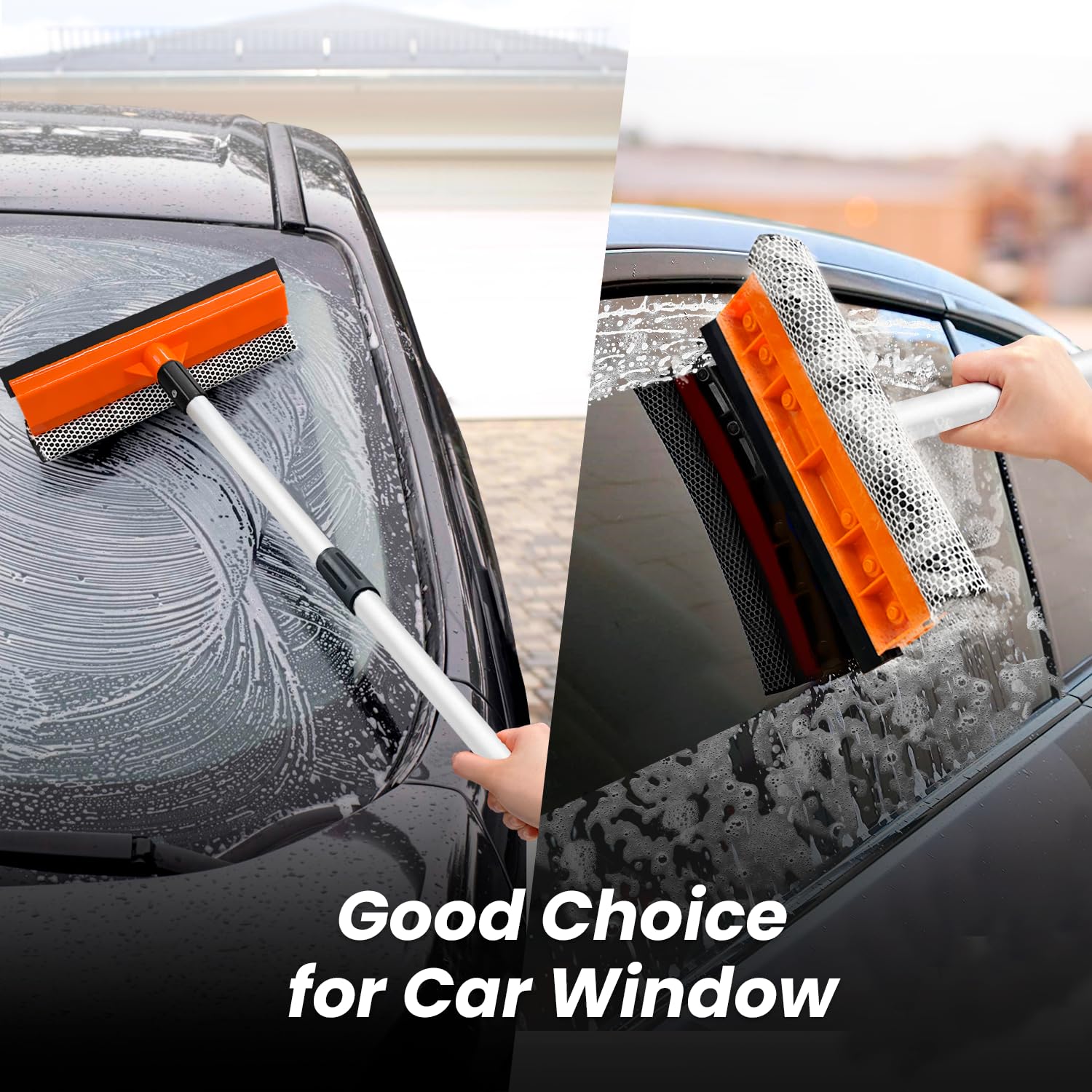 ARTIPOLY 10 inch windshield squeegee with soft mesh sponge