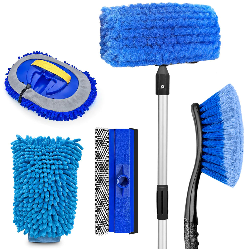 ARTIPOLY five-sided brush with angled-face cleans tight corners without scratching paint