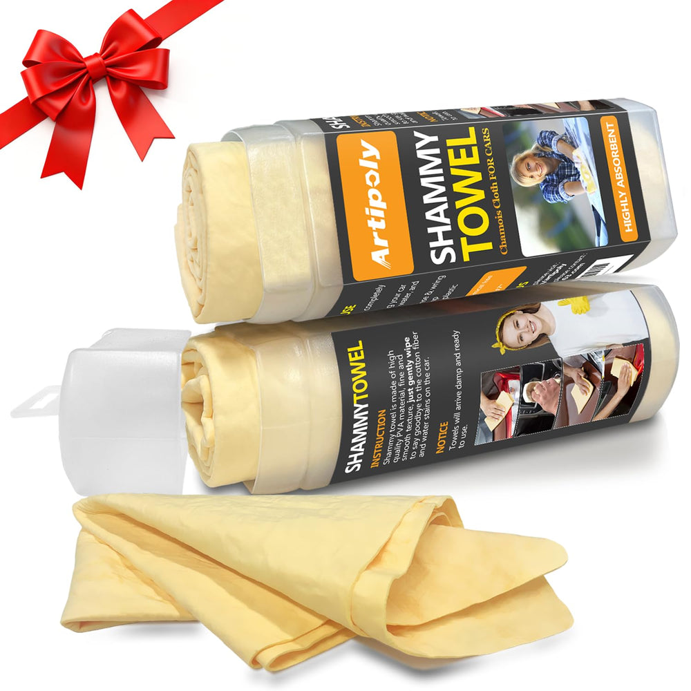 ARTIPOLY Premium Shammy Car Drying 26x17 for fast, streak-free drying