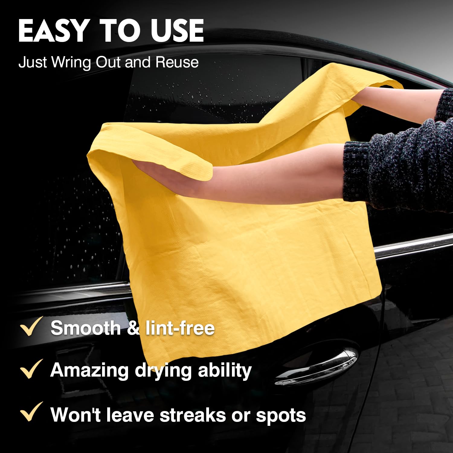 ARTIPOLY Premium Shammy care: store damp to revive softness