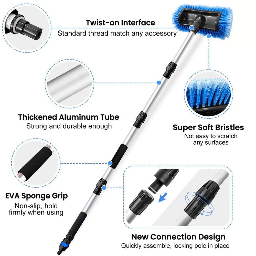 Artipoly dual foam grips for comfortable handling when wet