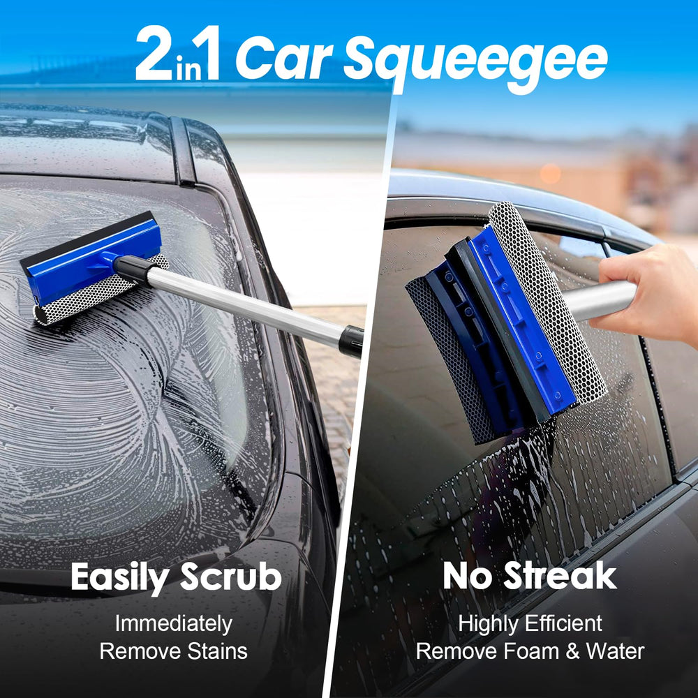 ARTIPOLY window squeegee delivers streak-free glass during washes