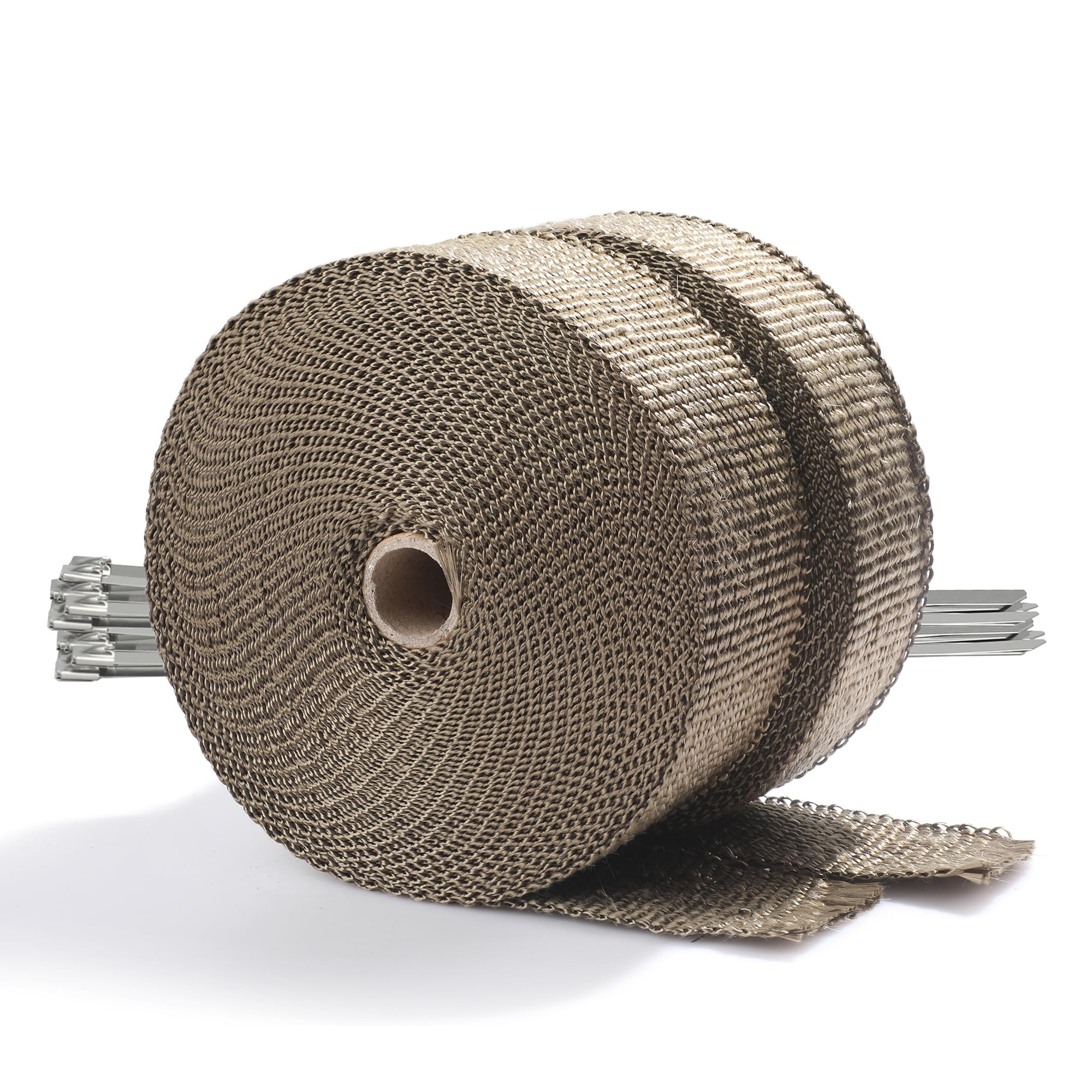 ARTR titanium exhaust wrap roll view for high-heat protection
