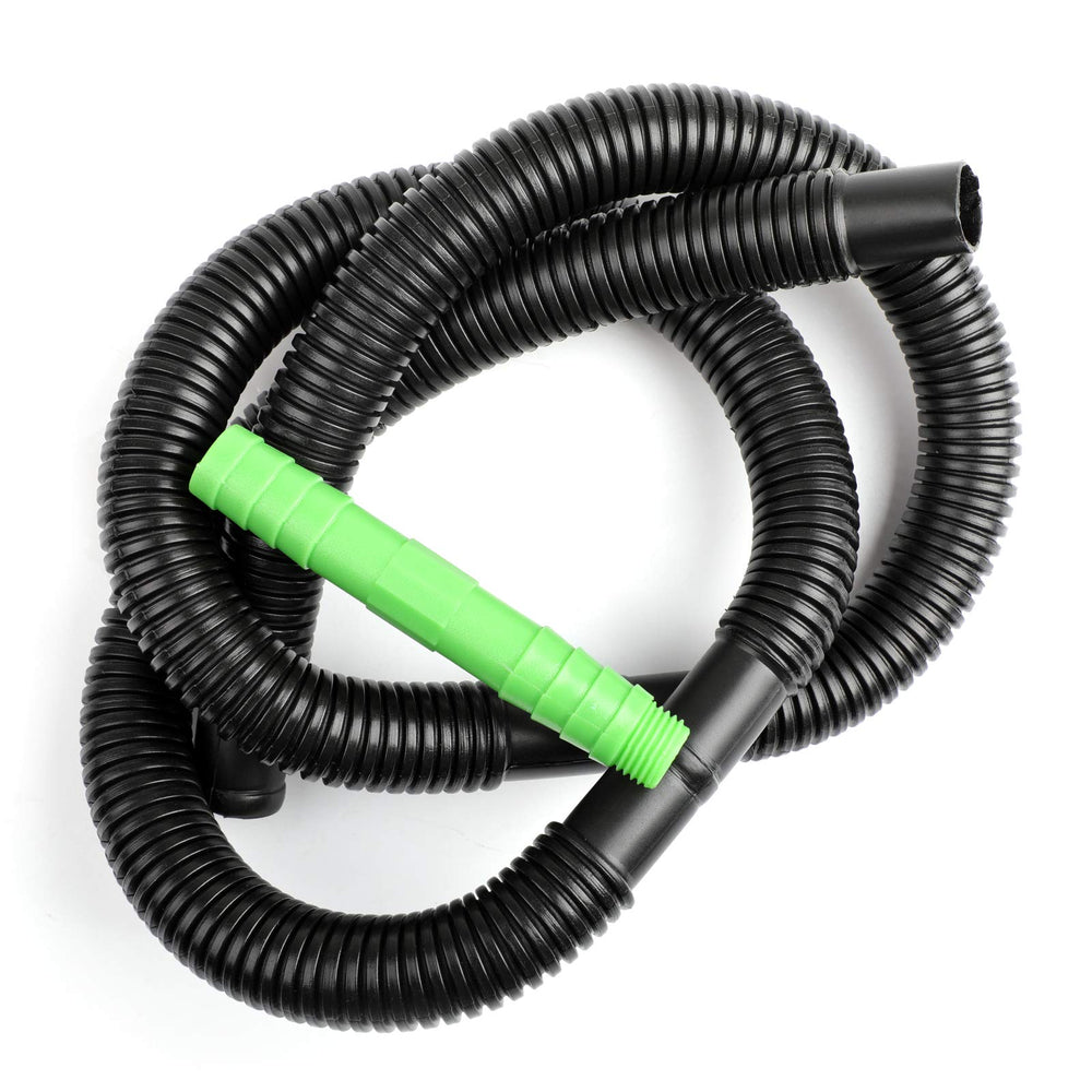 Artudatech drain into bucket setup reduces mess during oil changes.