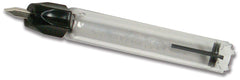 ASA Aircraft Fuel Tester AFT-1 Black for quick-drain valve testing with recessed drain adapter.