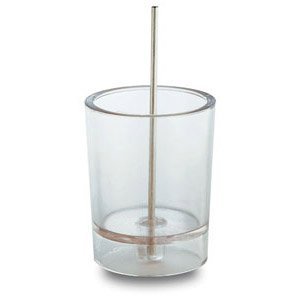 ASA Fuel Testing Cup with clear cup and reinforced steel pin for aircraft compatibility.