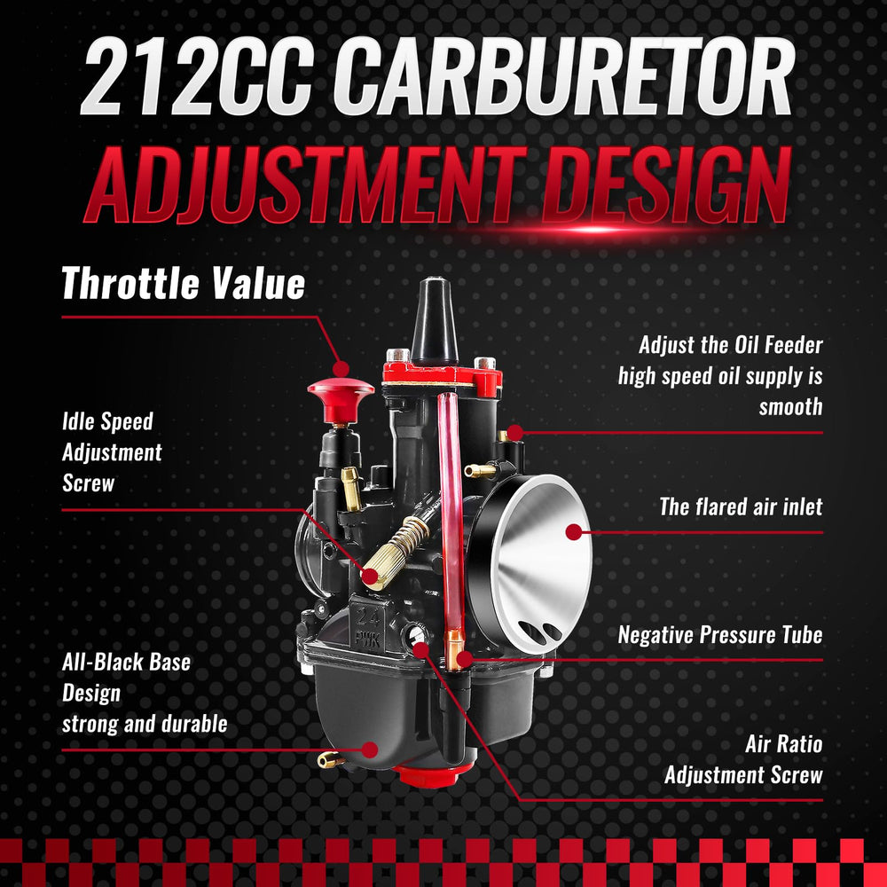 Asecupdat PWK 24mm carburetor jet-kit closeup showing extra main jets