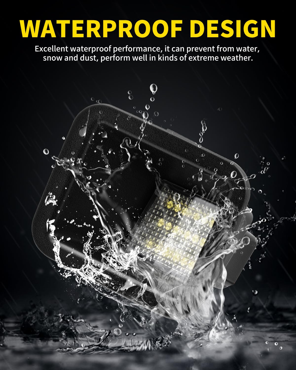 Asgohme 18SMD LED chips brightness test with crisp glow
