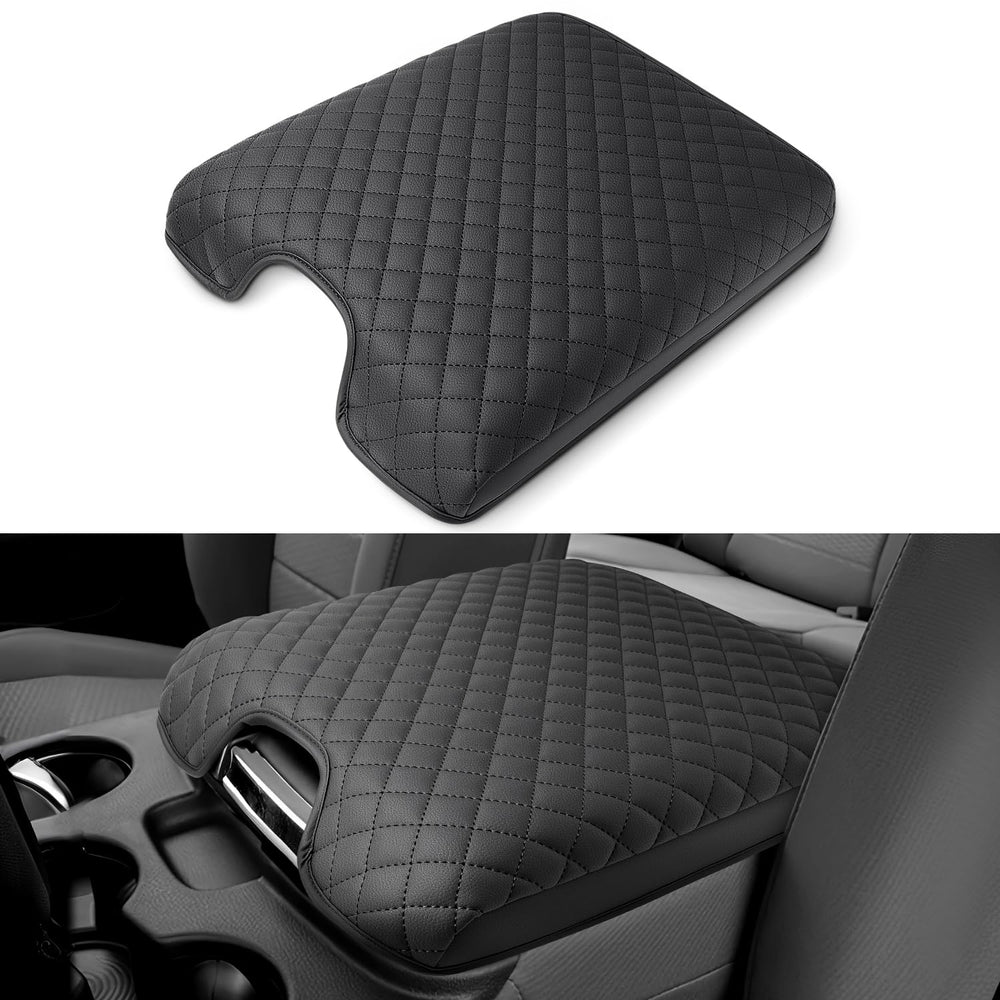 Asgohme center console armrest cover on Ram jump seat with lasting protection
