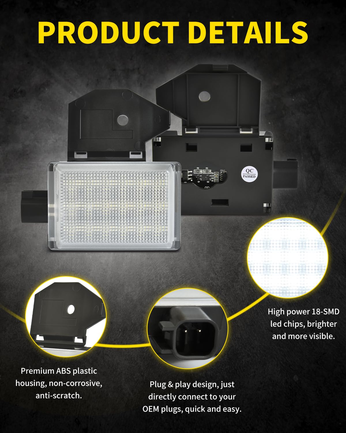 Asgohme under-hood light installation in progress