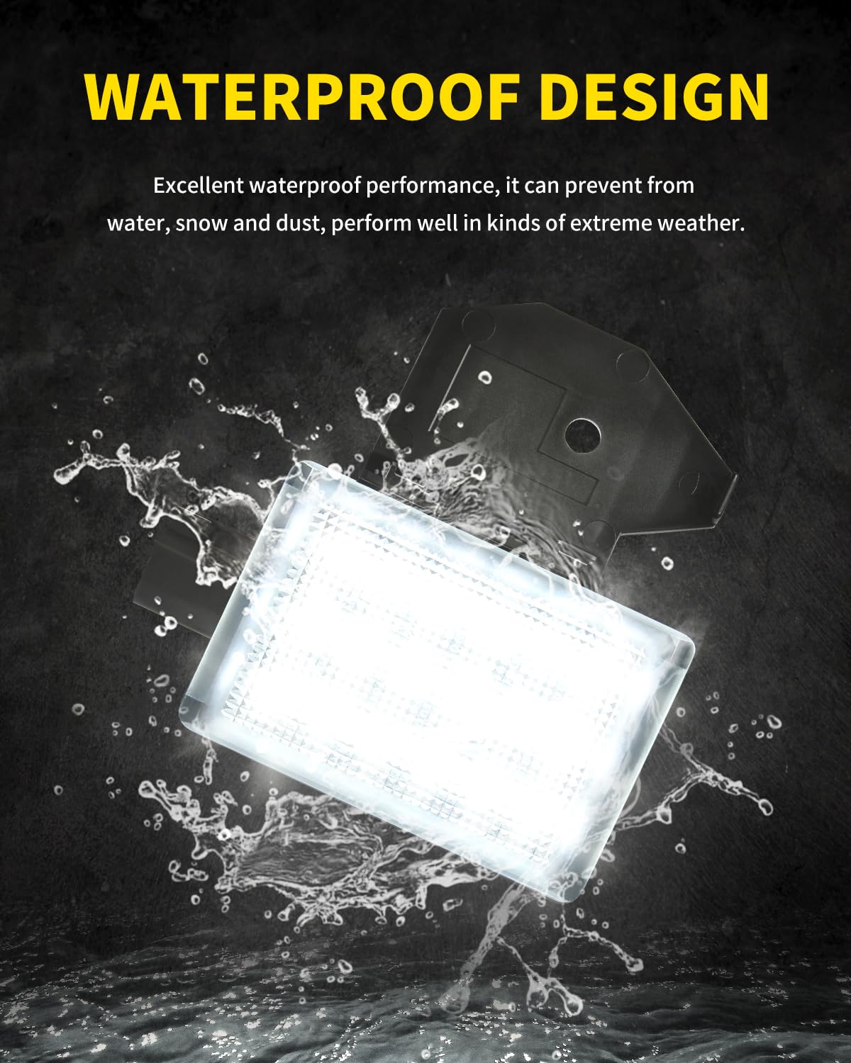 Asgohme IP67 waterproof lamp housing for harsh weather