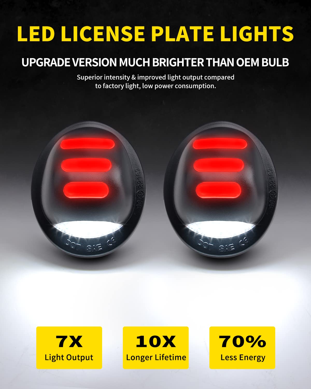 Asgohme license light installation demo; plug-and-play for easy upgrade.