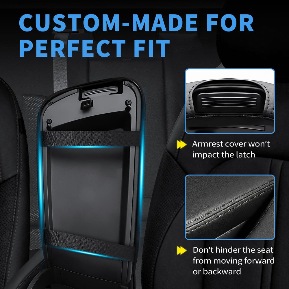Asgohme wrinkle-free fit covers center console neatly