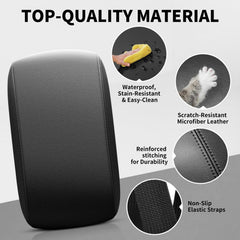 Non-slip backing on the Asgohme cover keeps it secure during driving