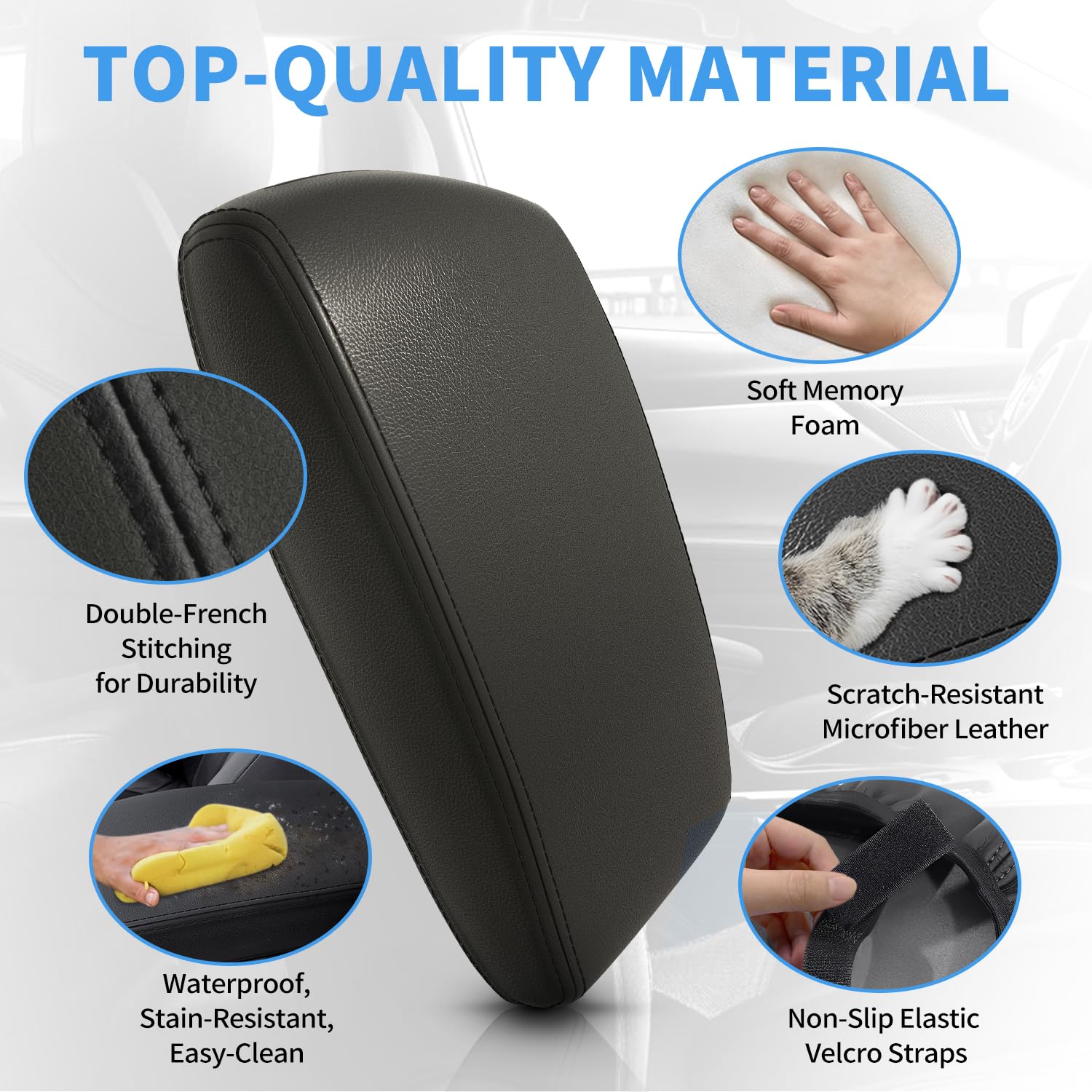 Asgohme non slip backing keeps cover secure