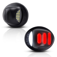 Asgohme white LED license lights packaging; quick upgrade option for your Ford.