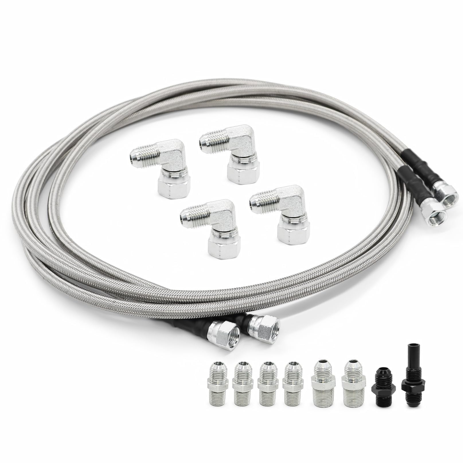 Aspaton 70-inch braided hose for durable engine cooling.