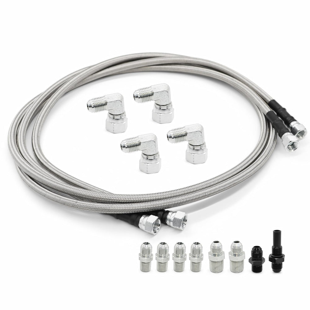 Aspaton 70-inch braided hose for durable engine cooling.