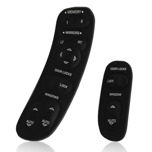 Aspaton driver-side window switch close-up with durable ABS housing for long-term use.