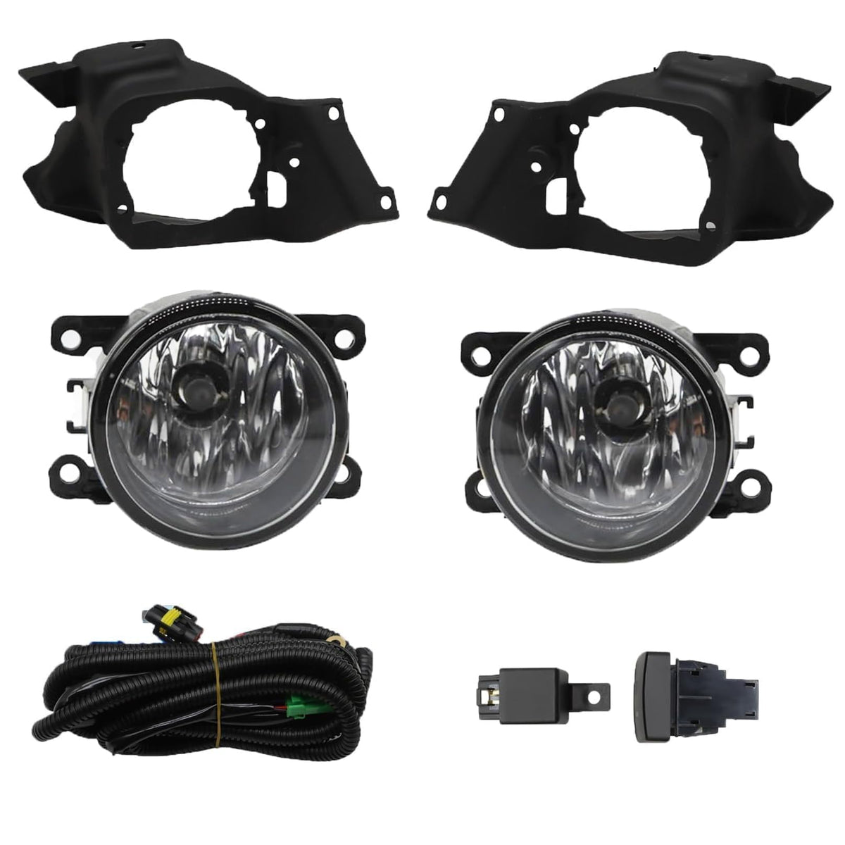 Aspaton fog light pair fitted to CR-V front for improved fog visibility.