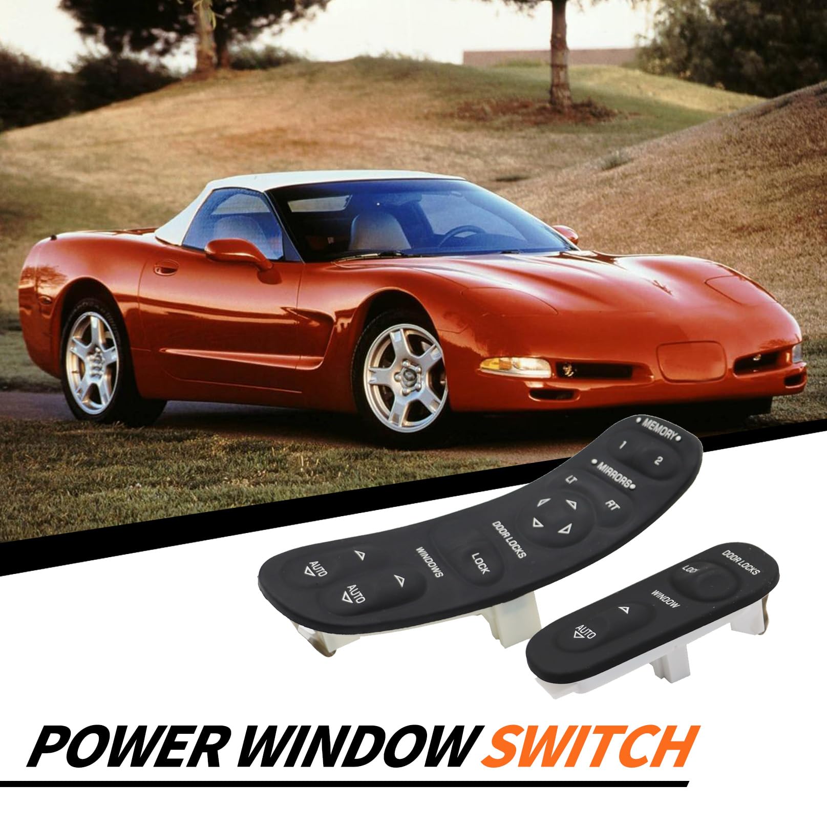 Aspaton passenger-side window switch interior view for easy DIY install.