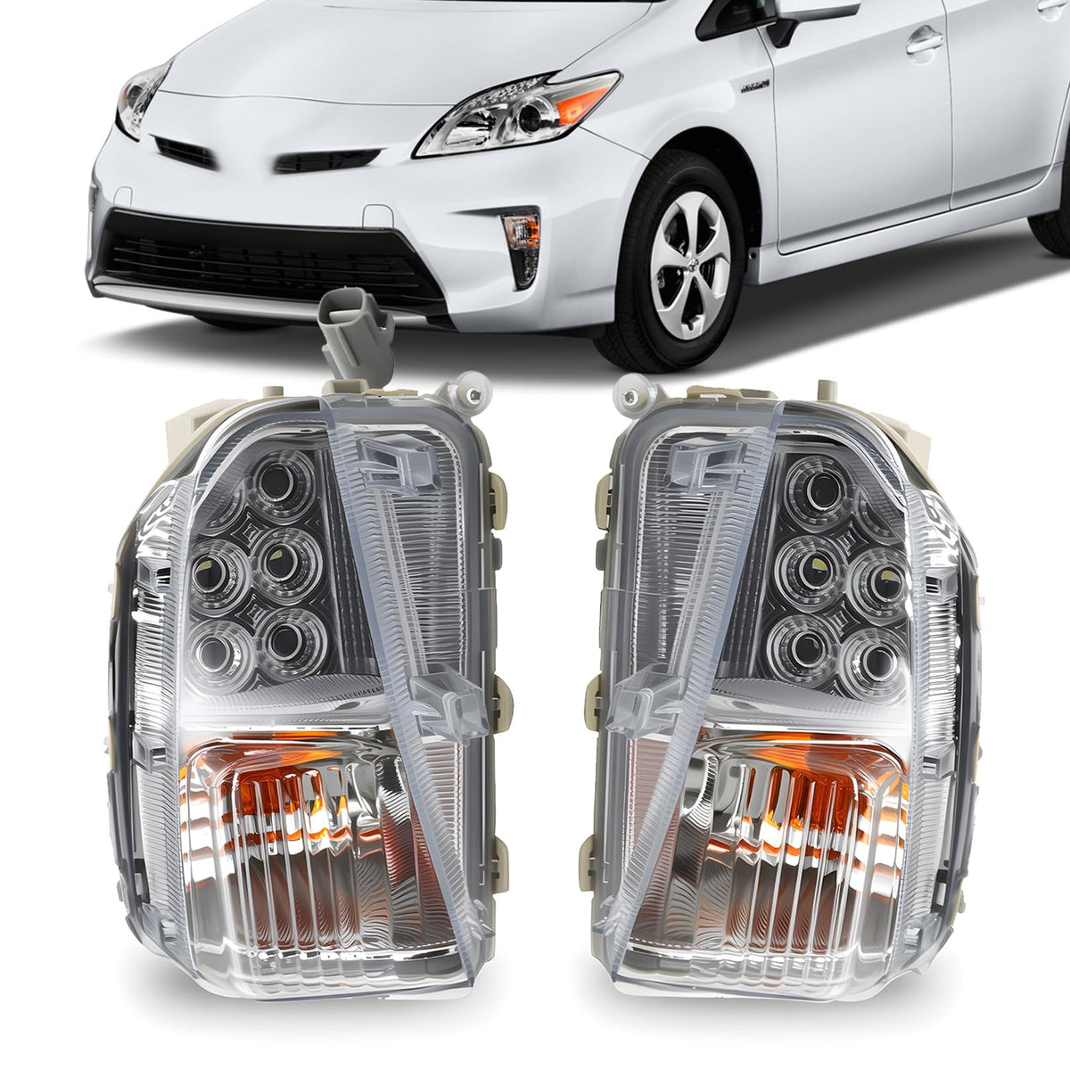 Aspaton Prius fog light left 2012-2015 improves nighttime visibility