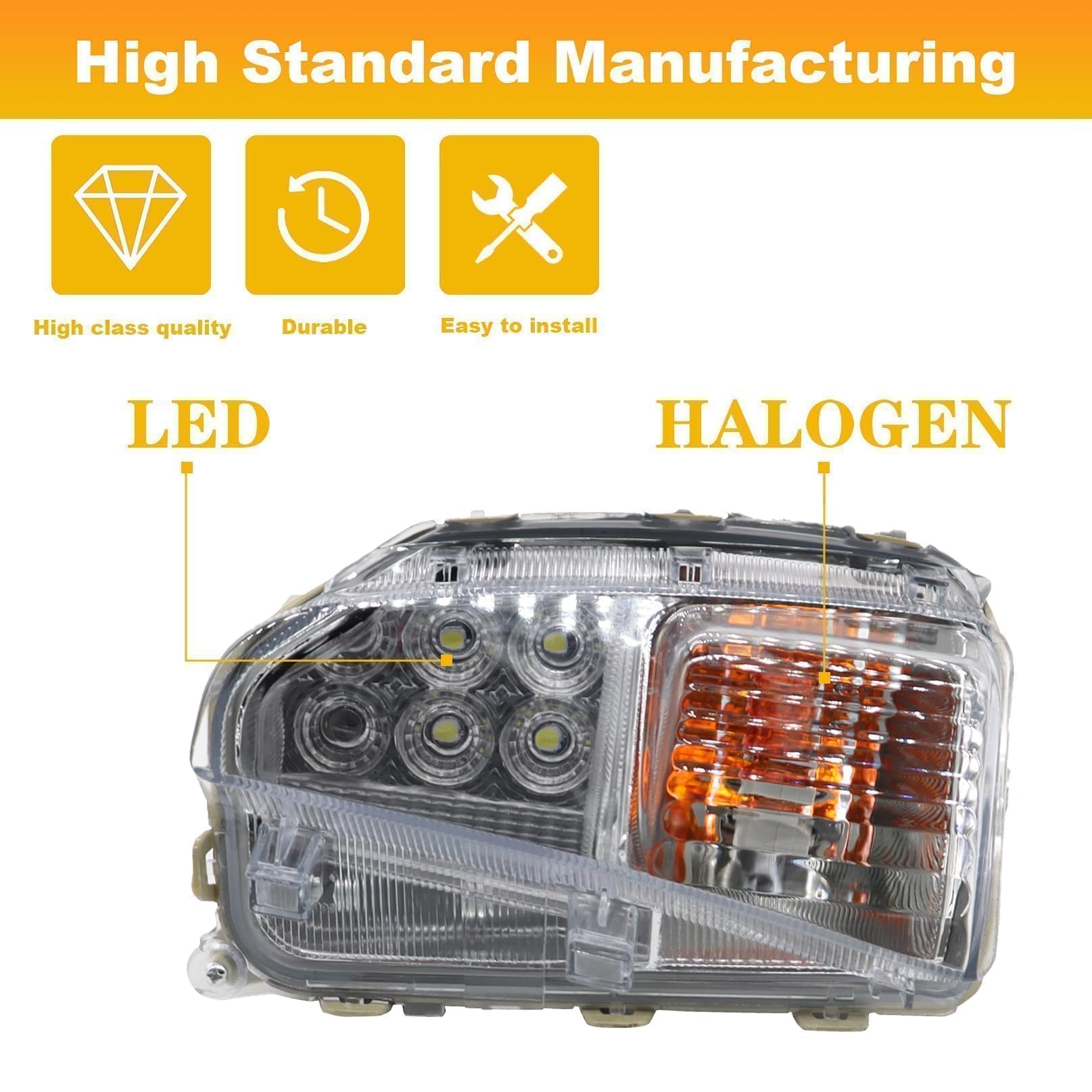 Aspaton plug-and-play installation for Prius fog light