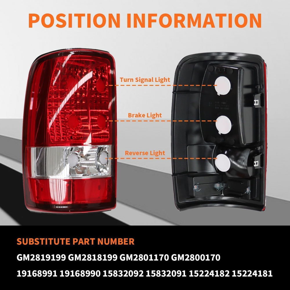 Aspaton red tail light for Suburban passenger side sharpens rear signaling for safer braking.
