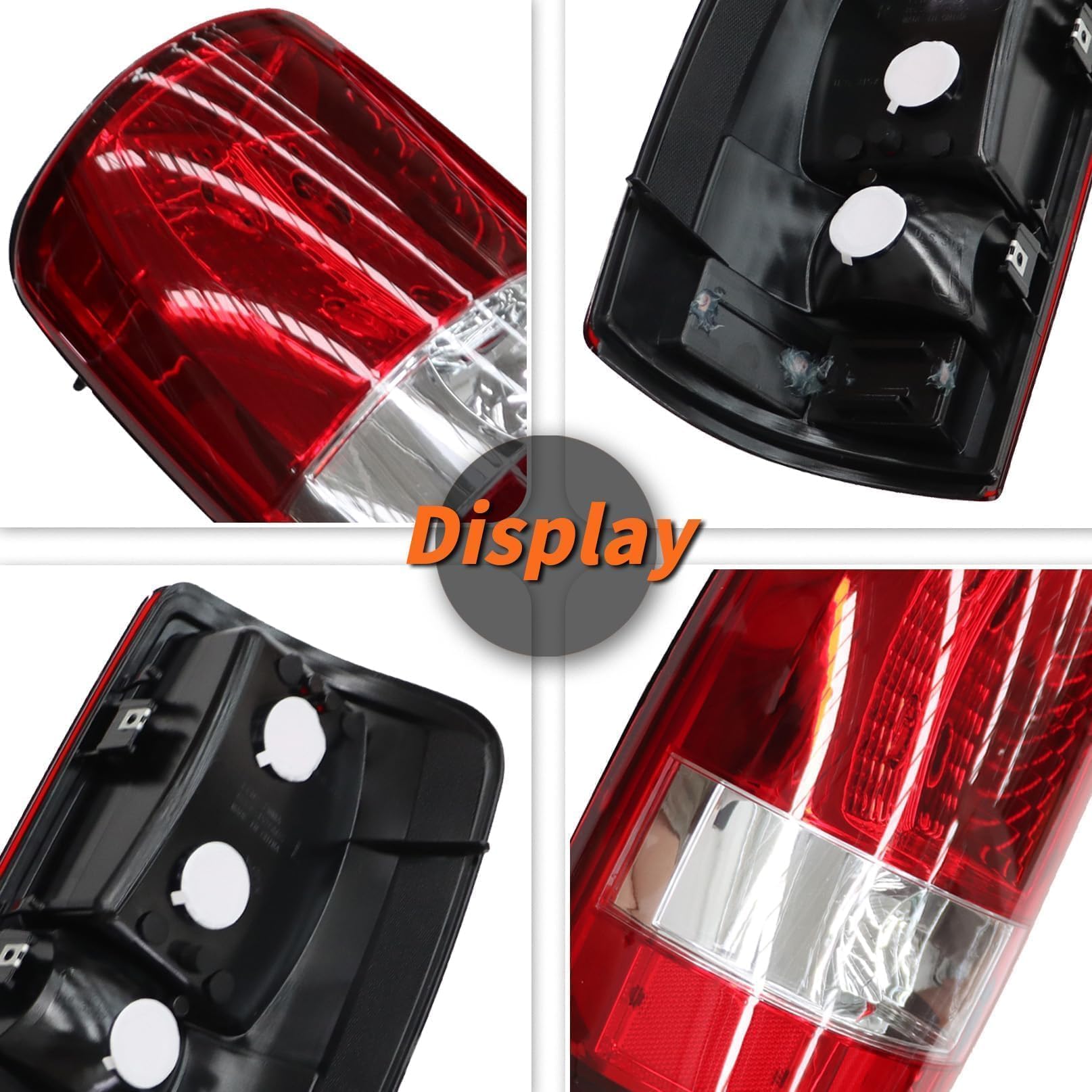 Aspaton red tail light for Yukon passenger side clear rear signaling.