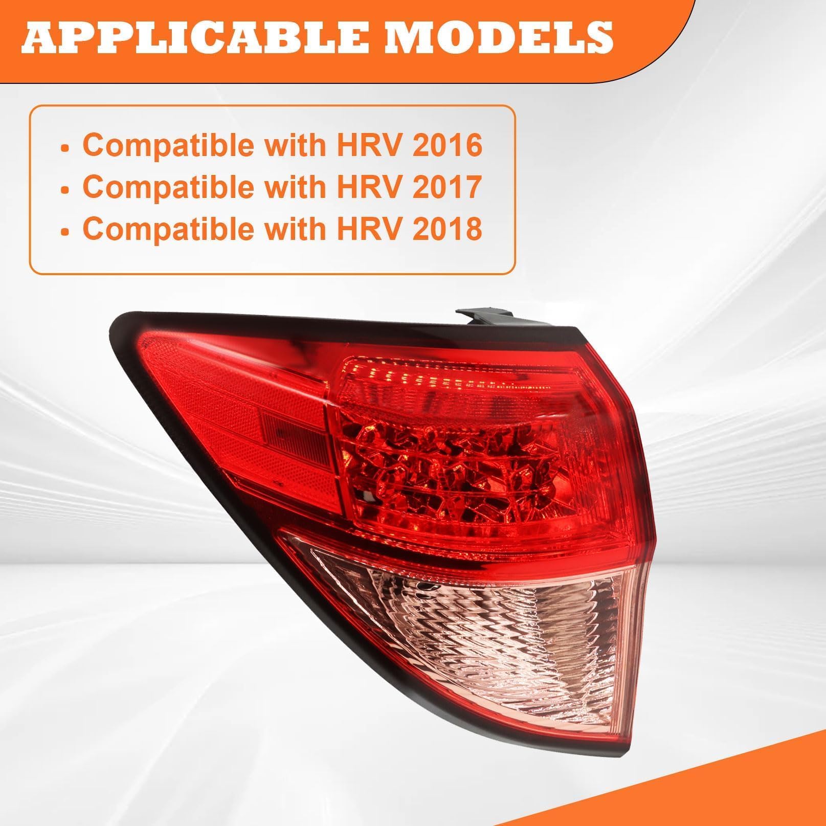 Aspaton tail light with plug and play design for quick installation