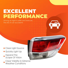 Aspaton tail light lens assembly right Highlander for clearer tail illumination.