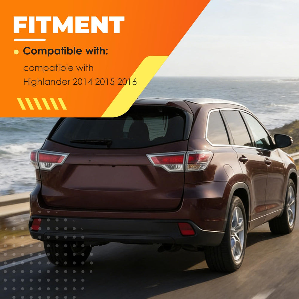 Aspaton tail light replacement for 2014–2016 Highlander helps restore visibility.