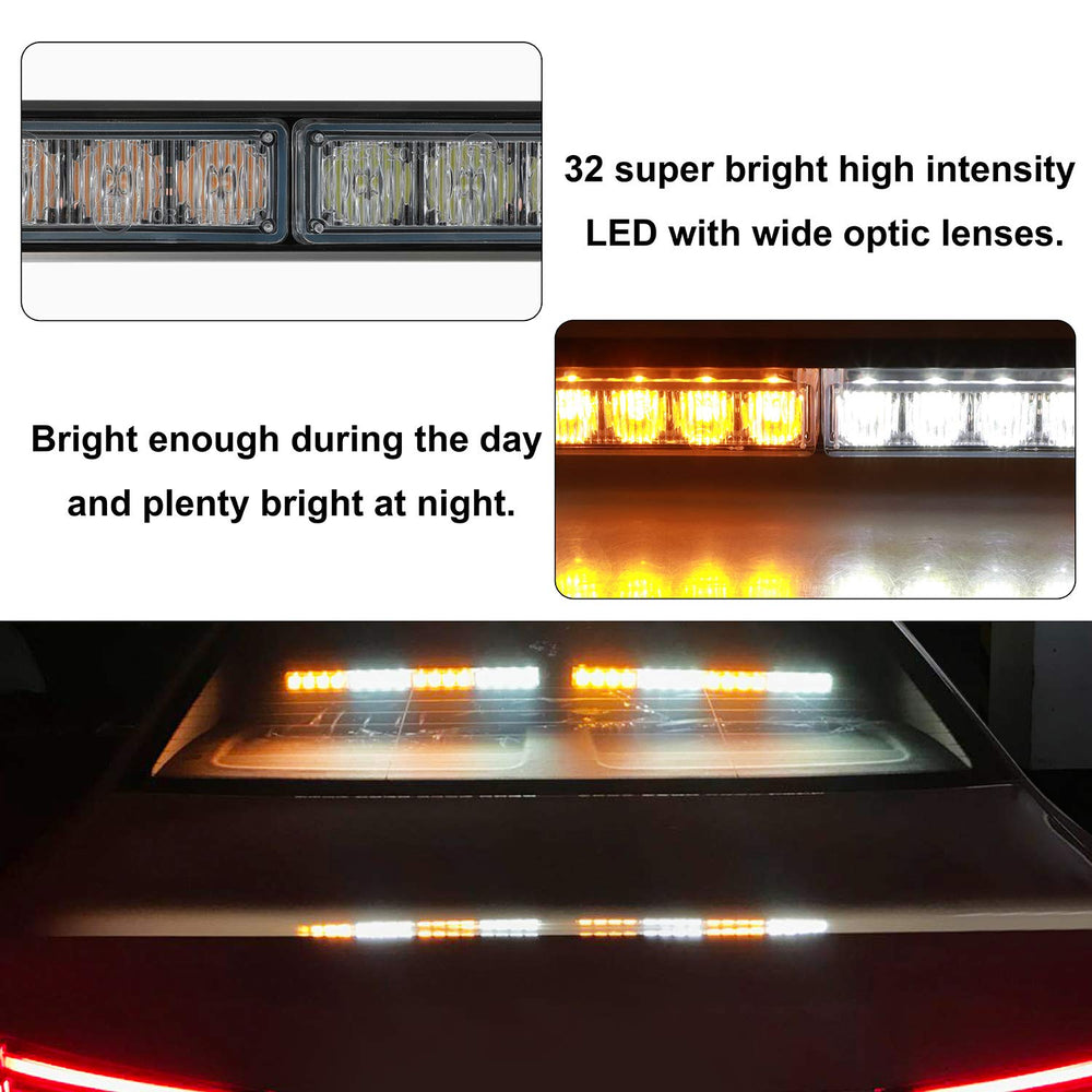 ASPL 32-LED bar delivers bright output for daytime visibility.