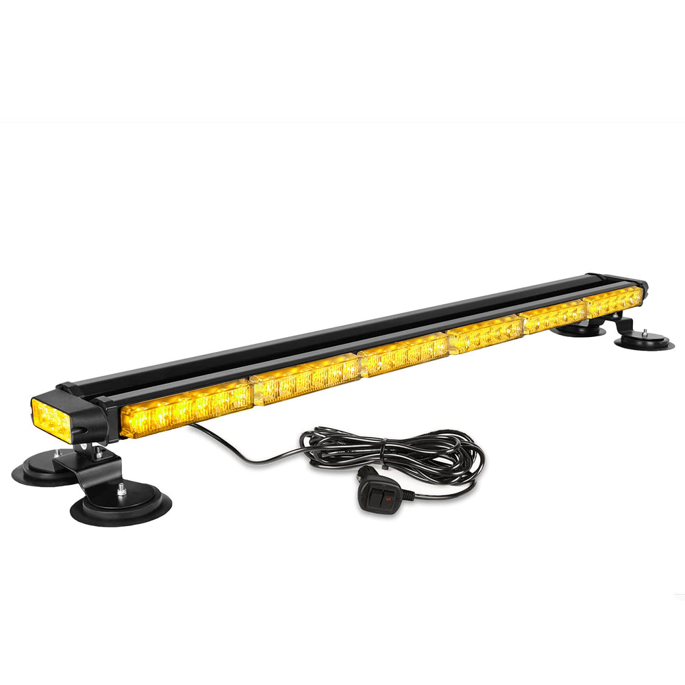 ASPL 38.5-inch strobe light with dual front and back LEDs for clear daytime warnings