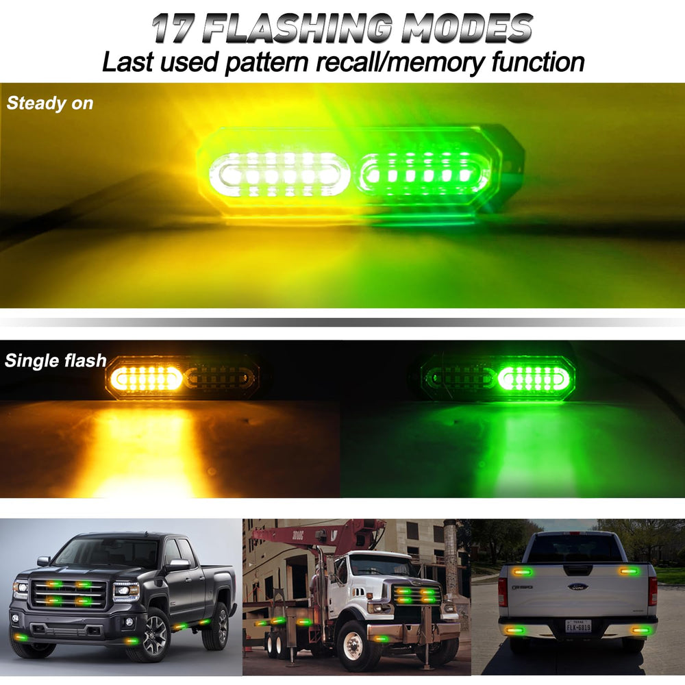 ASPL amber green strobe light for hazard signaling