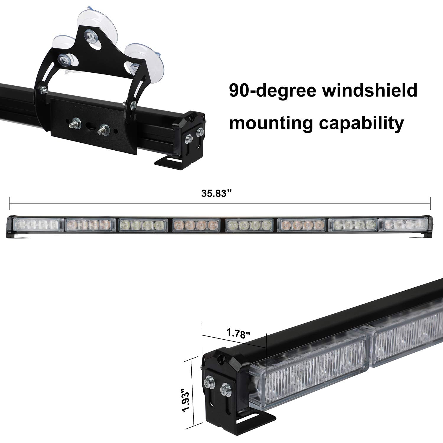 ASPL front windshield suction-mount demonstrates quick temporary installation.