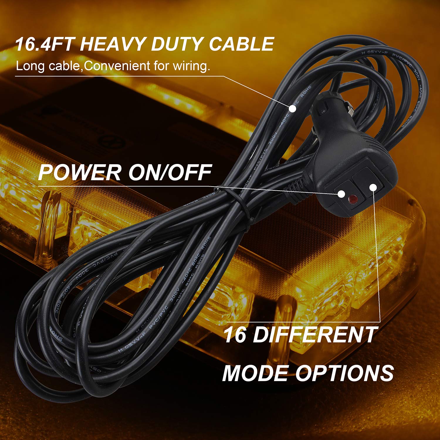 ASPL Waterproof strobe with heatsink resists moisture and fog.