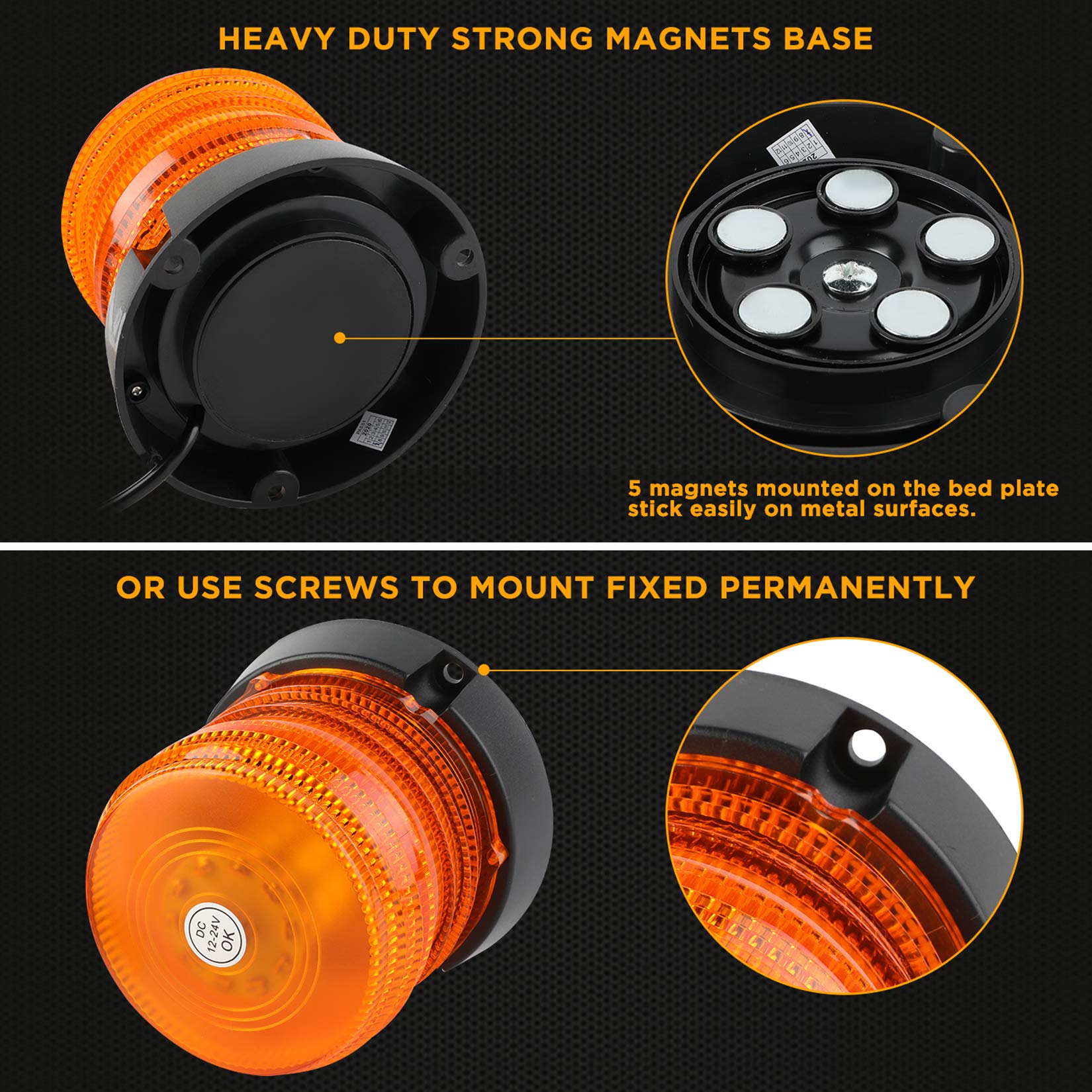 ASPL IP67 waterproof beacon built for rain and snow durability