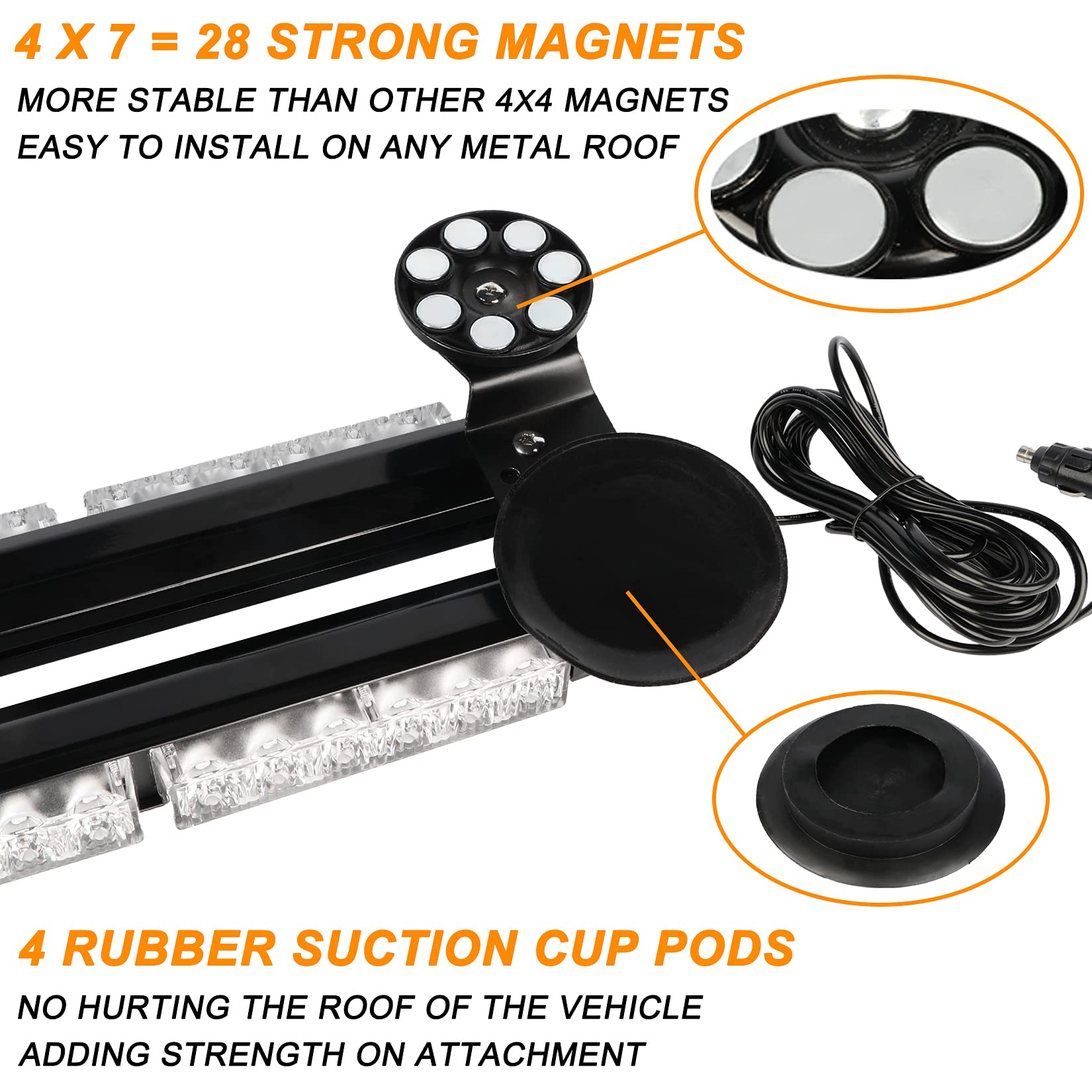 ASPL IP67 aluminum strobe withstands rain dust and vibration