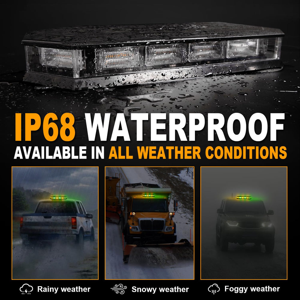 ASPL 16.5 inch light bar delivers daylight-visible signals up to 2000 feet.
