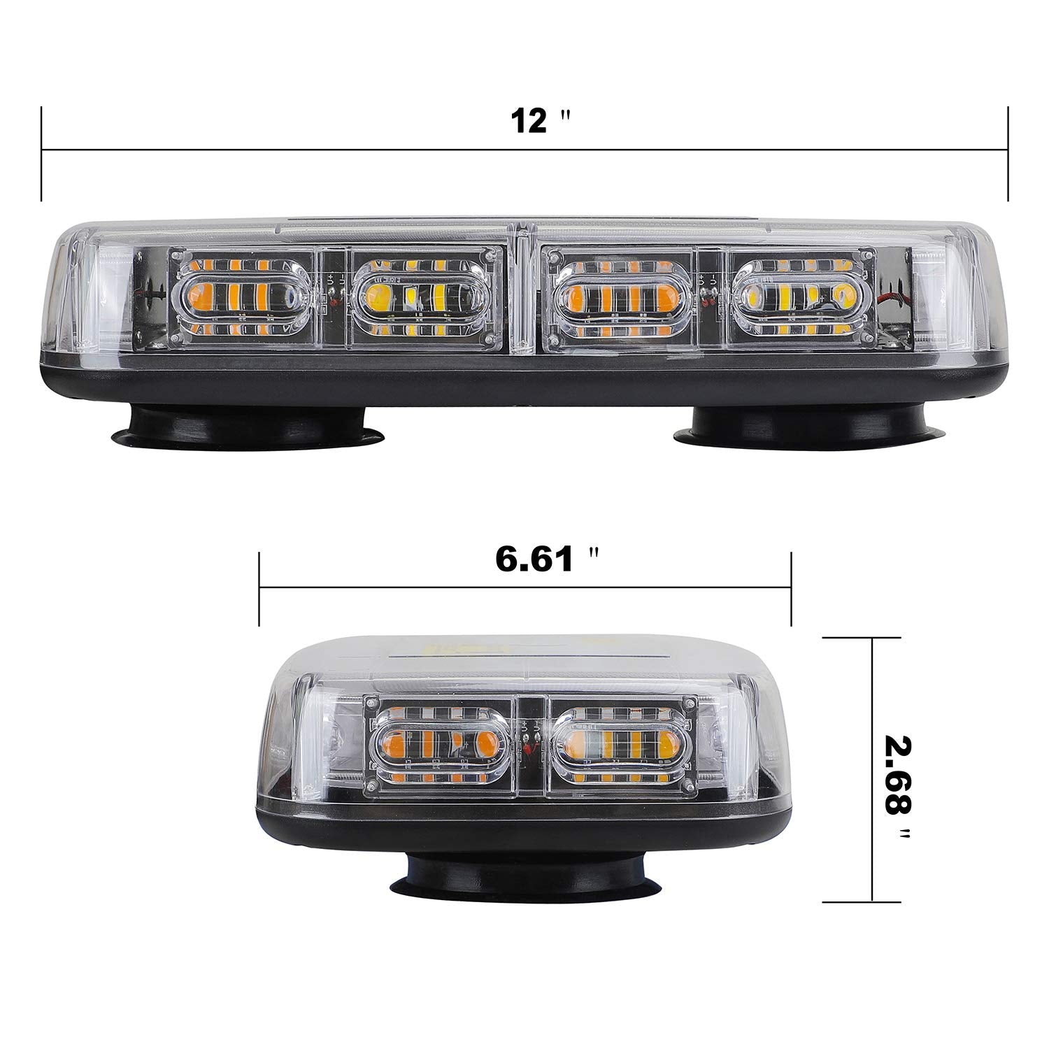 ASPL Upgraded 5 amber and white flash patterns for visibility