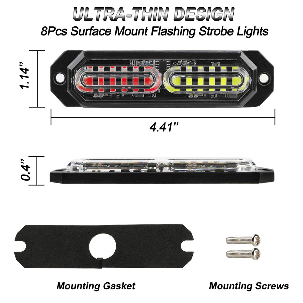 ASPL emergency beacon in red and white enhances vehicle signaling.