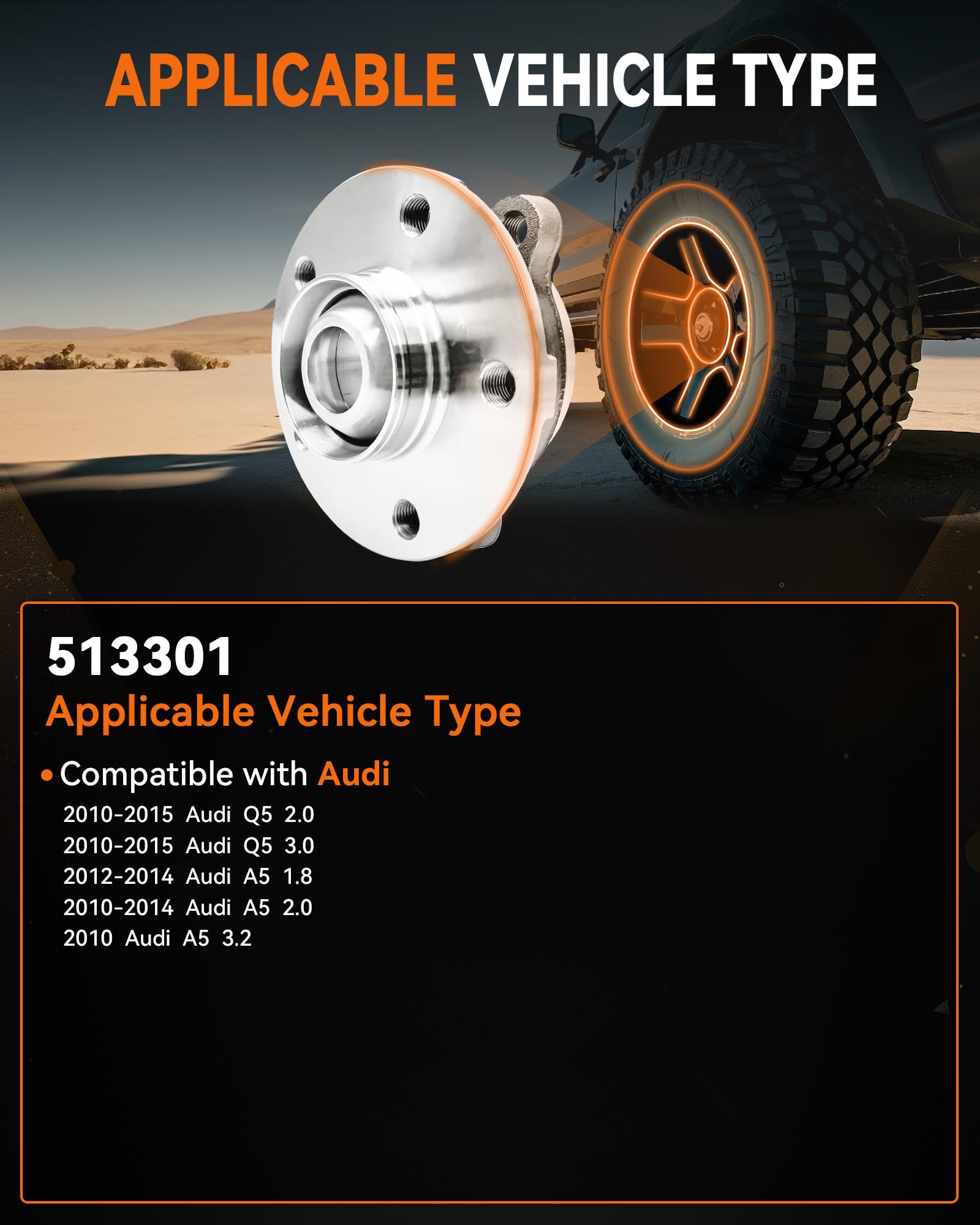 Aspligo 513301 with ABS sensor view for reliable wheel speed data.